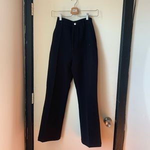 & Other Stories black tailored press crease trousers NWT